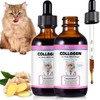 2Pack Liquid Collagen for Cats, Collagen for Cats 2 fl.oz,