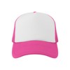TopTie Blank 5 Panel Trucker Hat Foam Front Mesh Back
