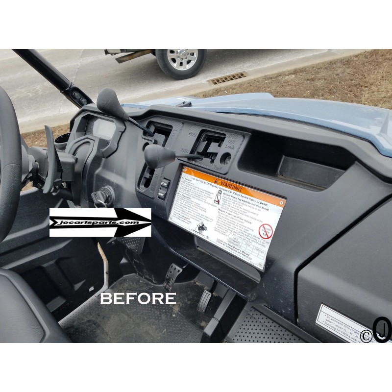 J & O Carts Parts Honda Pioneer 1000 JUMBO Dash