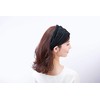 Volume Lace Hair Cap with Non-Slip Back/Black