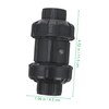 Abaodam Inline Check Valve, Pvc Fluid Check Valve, 20mm ID,