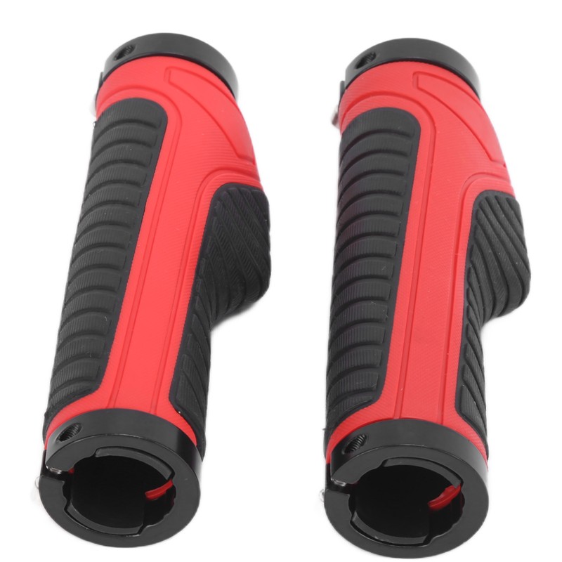 Bicycle Grips Ergonomic NonSlip Locking Comfortable Professional Mountain Bike Handlebars(Black