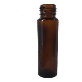 10 Pz Envase Botella Roll On Vidrio 10 Ml Ambar