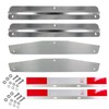 ANAQA Pair 24" Stainless Steel Mud Flap Weights and Backing