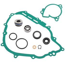 Water Pump Rebuild Repair Kit Bearing Seal Gasket for Yamaha Grizzly 550 Grizzly 700 Rhino 700 Viking 700, OEM# 93306-00004-00 11H-12438-10-00 3B4-15451-00-00
