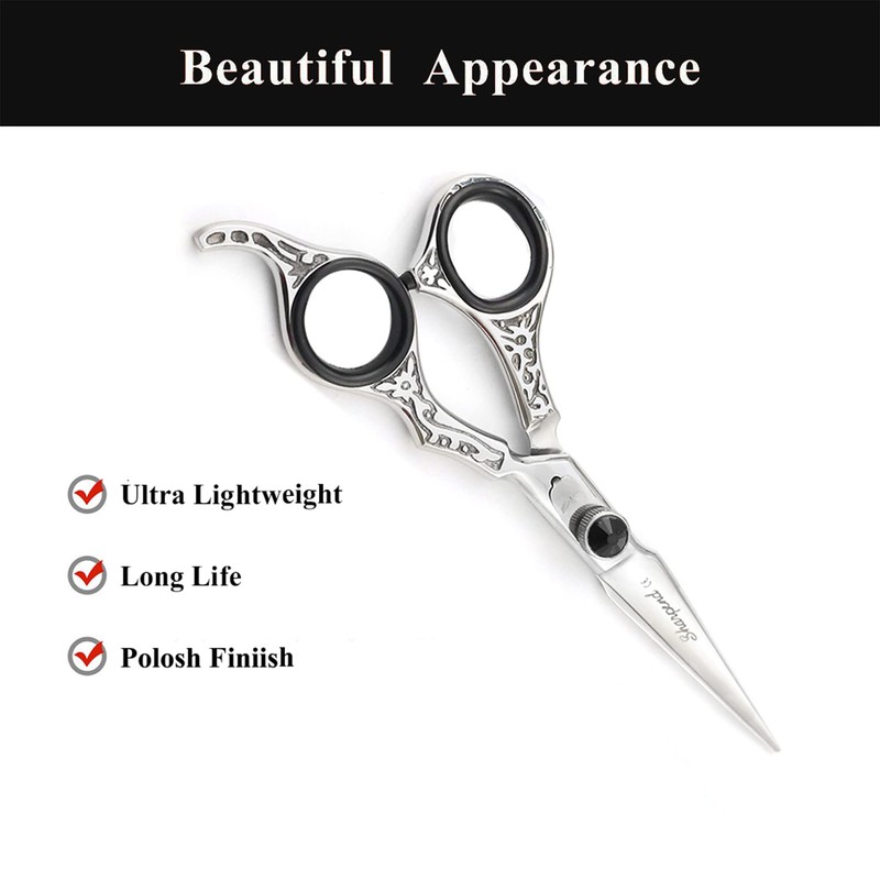 Sharpend Professional Hair Cutting Scissors, 7 PCS Barber Thinning Scissors