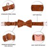 Girl Dog Collars with Bow, Velvet Puppy Collar with Zinc