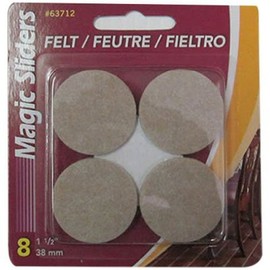 Magic Sliders L P 8PK 1-1/2 Oat Felt Pad