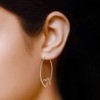LeCalla 925 Sterling Silver Wire Threader Earrings for Women Girls