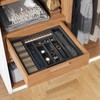Pipishell Bamboo Expandable Drawer Organizer for Utensils Holder, Adjustable Cutlery