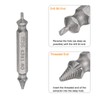uxcell Damaged Screw Tap Extractor, 0# Chrome Plated High Speed