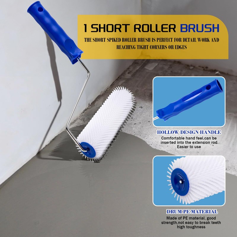 Self Leveling Concrete Tools, Spiked Roller for Self Leveling Epoxy