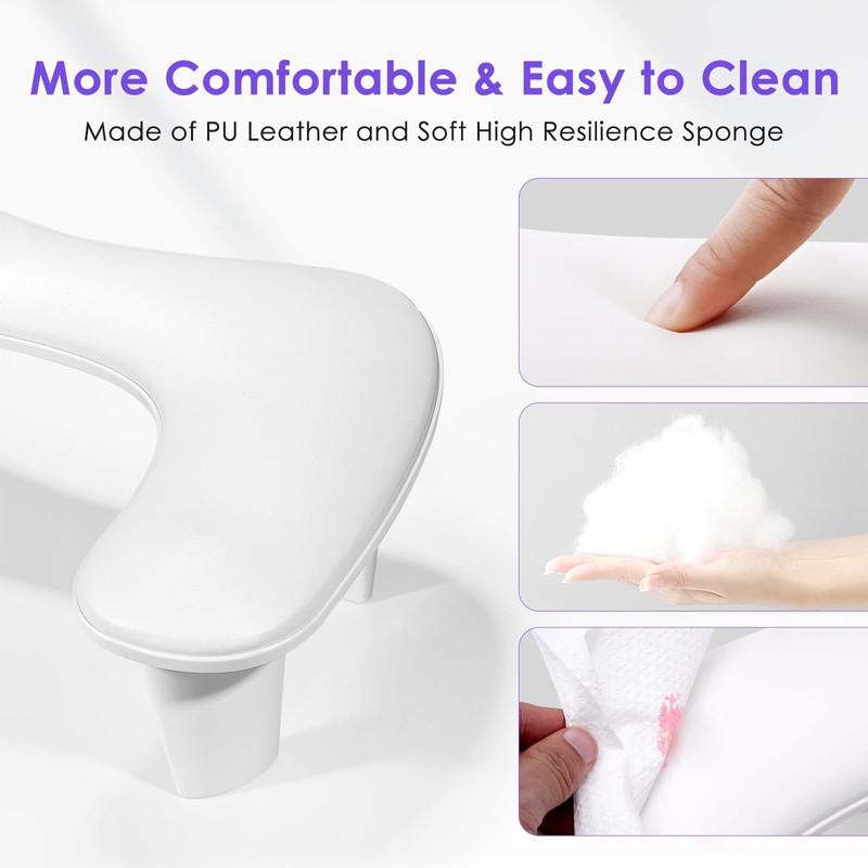 Arm Rest for Nails Tech: U-shaped Manicure Nail Arm Rest