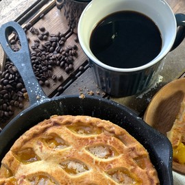 Bayou Classic 7430 8-in Cast Iron Skillet Features Pour Spouts Perfect For Searing and Braising