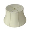 13x19x11 Egg Shell Floor Shantung Lampshade with Brass Spider Fitter