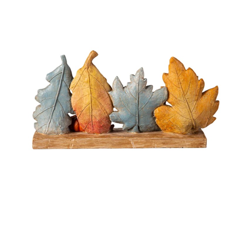 My EverGreen 5.25" Fall Resin Maple Leave Table Top