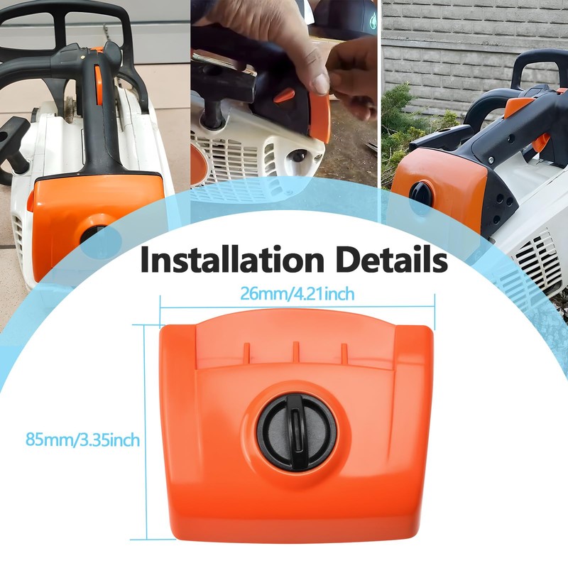 Air Filter Cover Compatible with Stihl MS193T MS194T Replaces 1137-140-1902
