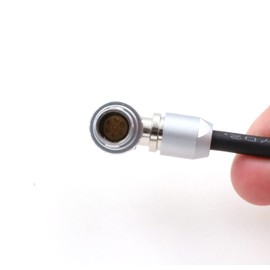 ZBLZGP EXT 7 Pin Male to RS 3 Pin Female Cable for ARRI Alexa Mini Remote Boot Run Stop (Elbow 7 pin)