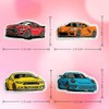 Colorful Racing Car Iron On Patch for Jackets Military Backpack