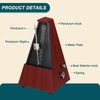 MECCANIXITY Mechanical Metronome,High Accuracy Musical Timer Universal Music Metronome for