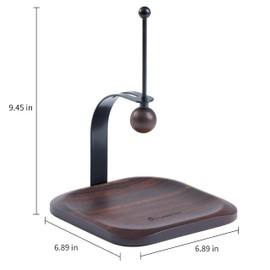 Napkin Holder for Table, Wood Napkin Holders for Paper Napkins, Cocktail Napkin Holder, Suitable for Kitchen, Restaurant, Bar, Office, Parties, Home Décor, Hotel, Cafe (South American black walnut)