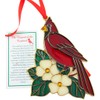 Cardinal Ornament with Legend Card Christmas Tree Decoration, 5 Inch