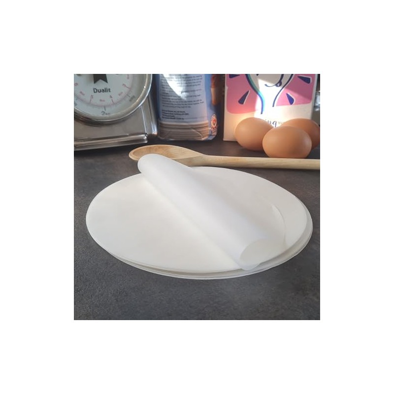 Kitchen Buddies Greaseproof Baking Parchment Circles - 6, 7, 8,
