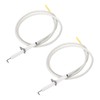 PATIKIL 2Pcs Ceramic Spark Electrode Igniter with Wire Lead Replacement