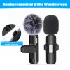 Mic Covers for Microphones, Mini Wireless Furry Windscreen & Foam