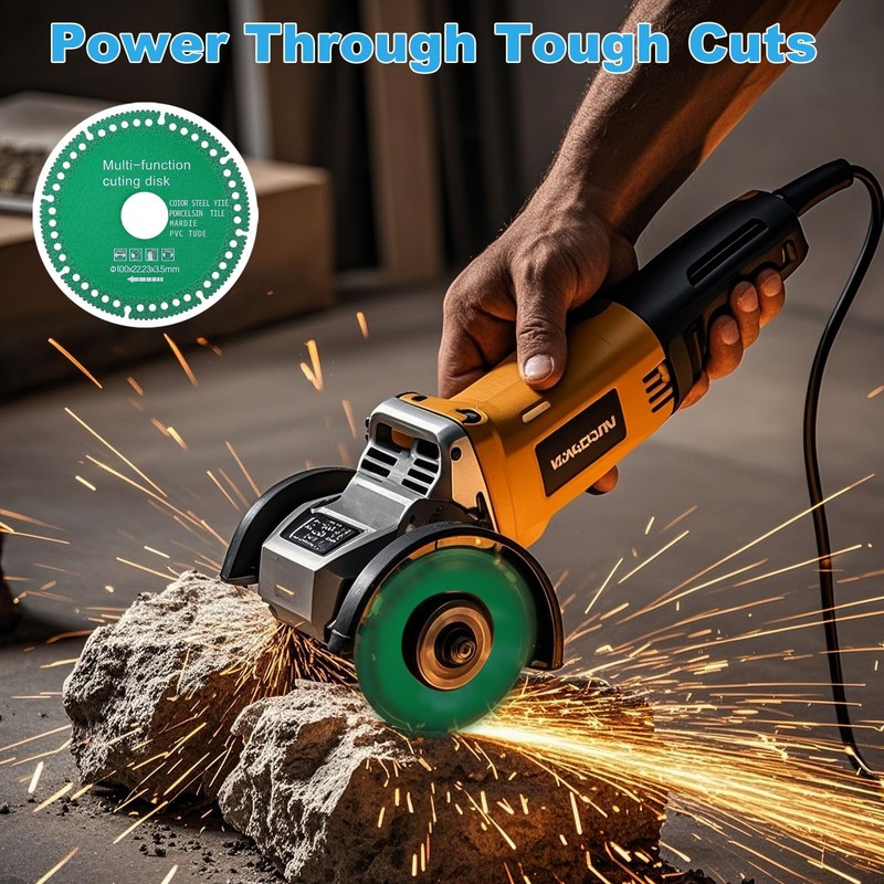 12 Pack Indestructible Disc for Grinder, 4 Inch Tile Cutting