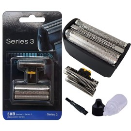 2024 Upgraded 30B Shaver foil &Cutter Head Shearing Blade w/Plastic Sealed Packaging for Br aun 3 Series 7475, 7493, 7497, 7520, 7526,7570, 7564, 7680, 7664, 7690, 5491
