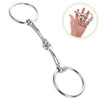 BIUDECO Durable Stainless Steel Horse Bit Tie Ring Heavy Duty