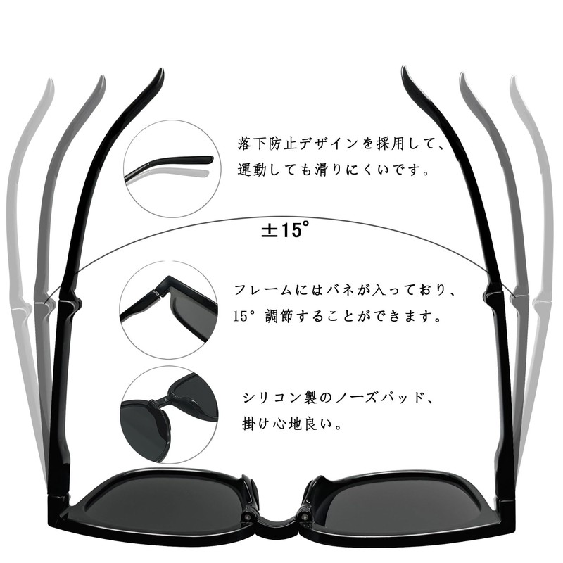 MAIVARDAY TR90 Polarized UV 400 Over Sunglasses, Over Sunglasses, For