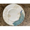 222 Fifth 4 piece 222 Fifth Peacock Garden Dinner Plate