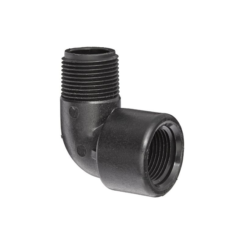 Banjo SL050-90 Polypropylene Pipe Fitting, 90 Degree Street Elbow, Schedule
