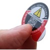 GRIP&BENDER GPS Anti-Theft Sticker - Tracking Warning Sticker with Website
