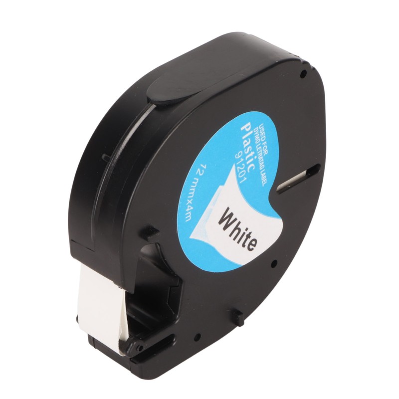 2Pcs Label Maker Tape 12mm Wide 13ft Long Waterproof Oil