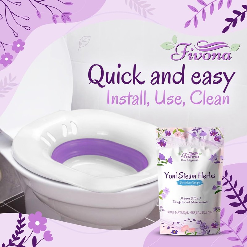 FIVONA Fivona 2-in-1 Yoni Steaming Kit Over The Toilet Seat