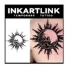 INKARTLINK Tattoo Tech, 2 Sheets Medium Semi Permanent Tattoo, Adult