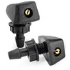 Click&Fit Universal Windshield Washer nozzles 2-Pack, Adjustable Wiper Water Sprayers,
