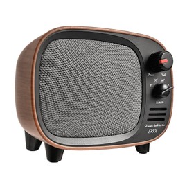 Retro TV Style White Noise Machine - 10 Soothing Sounds, 3W Stereo Sound, Auto-Off Timer, Adjustable Volume, Sleep Sound for the Whole Family, Includes Charge Cable