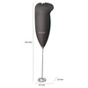Bomann® Milchaufschäumer | elektrischer Milchaufschäumer mit Soft Touch-Gehäuse | leistungsstarker
