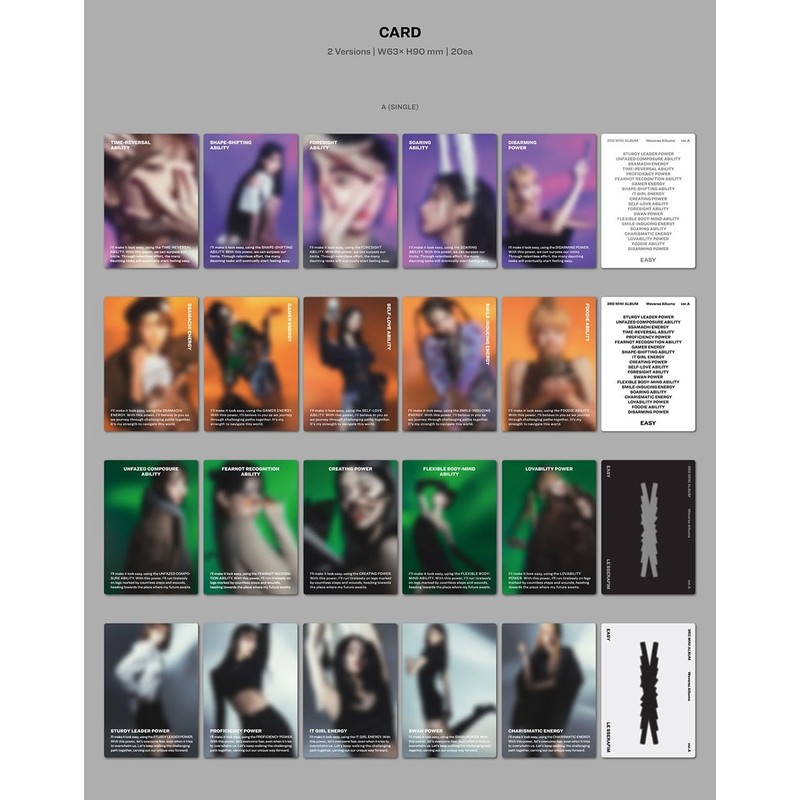 Generic LE SSERAFIM 3rd Mini Album EASY Weverse ver B