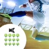Sharplace 12 Pcs Football Boot Spikes Screw In Cleats, Green