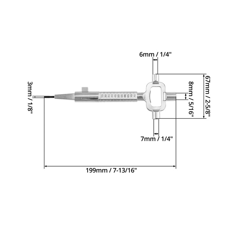 QWORK® Universal Construction Key, Architect Key, Construction Site Key with