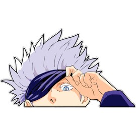 5” Satoro Gojo Jujutsu Kaisen Anime Peeker Decal Sticker