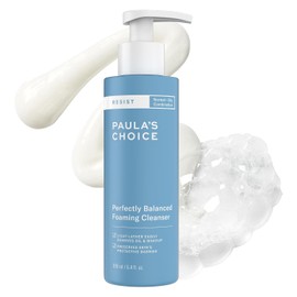 Paula's Choice RESIST Perfectly Balanced Foaming Facial Cleanser, Face Cleanser with Hyaluronic Acid & Aloe, Anti-Aging Face Wash, Large Pores & Oily Skin, Fragrance-Free