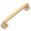 Amerdeco 10 Pack Champagne Bronze Cabinet Pulls 5Inch(128mm) Hole Center