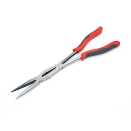 Crescent X2 Straight, Long Nose, Dual-Material Pliers - Premium Basic Tools - PSX200C-06 - 13", Red & Black