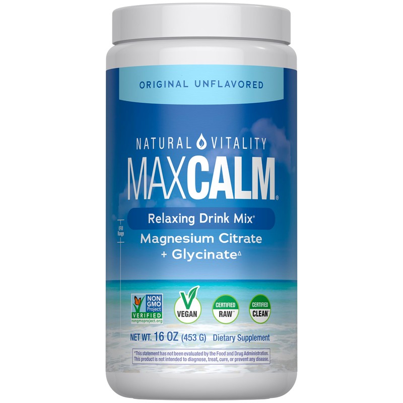 Natural Vitality Natural Calm Magnesium Anti Stress, Orignal, 16 oz